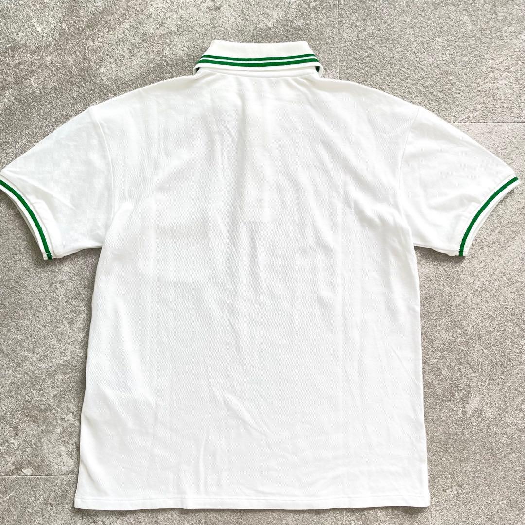 美品・鑑定済★グッチ　シェリー　ロゴ　コットン　ポロシャツ　レディース　10