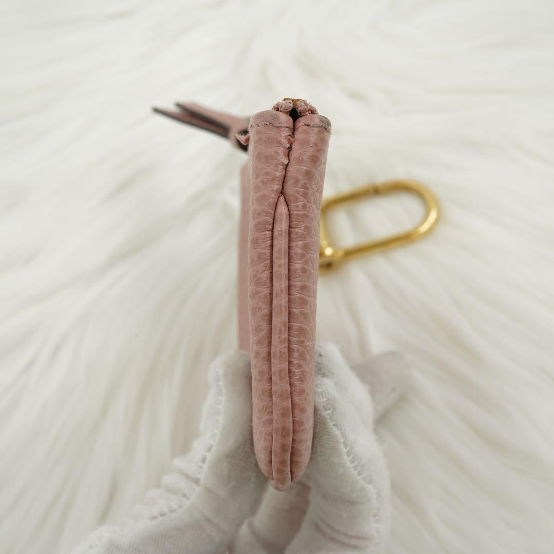 ほぼ未使用品　GUCCI グッチ　小銭入れ　ケース　ロゴグラム　ピンク