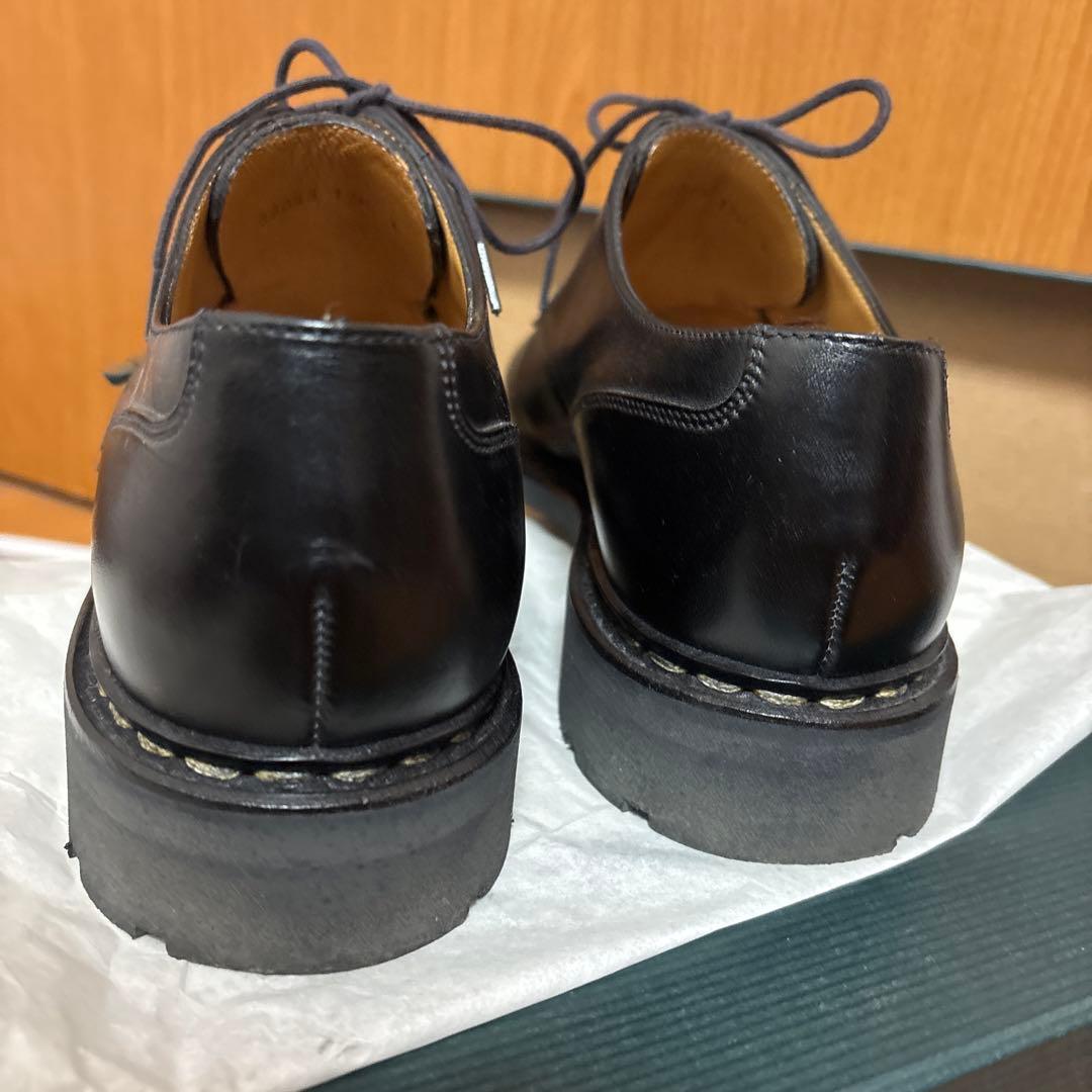 【美品】Paraboot 革靴　黒　フランス製　シャンボード　６