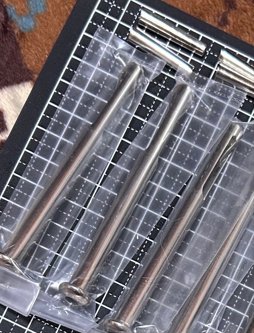 イトオテルミー線香バサミ内管4本継ぎパーツ4本