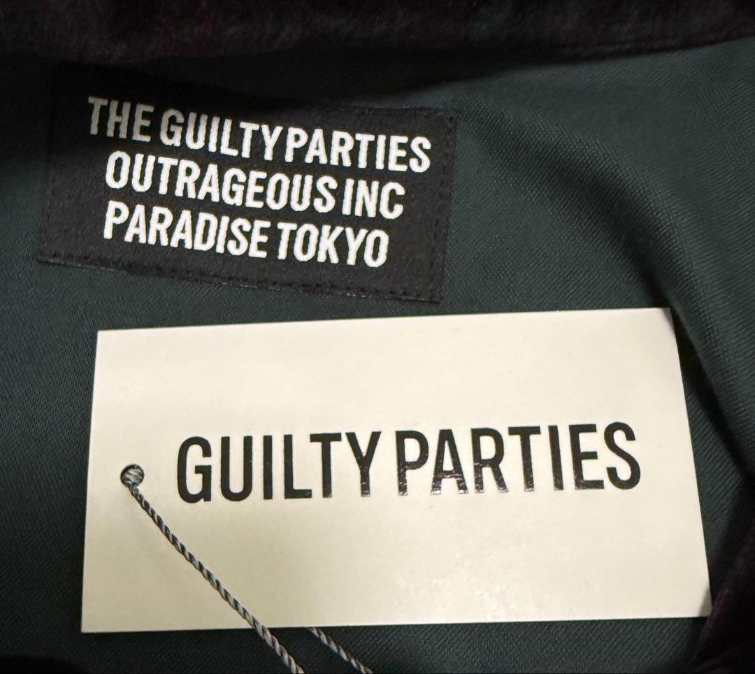 新品未使用！21FW ワコマリア ベロア セットアップ 黒 S ギルティパーティ