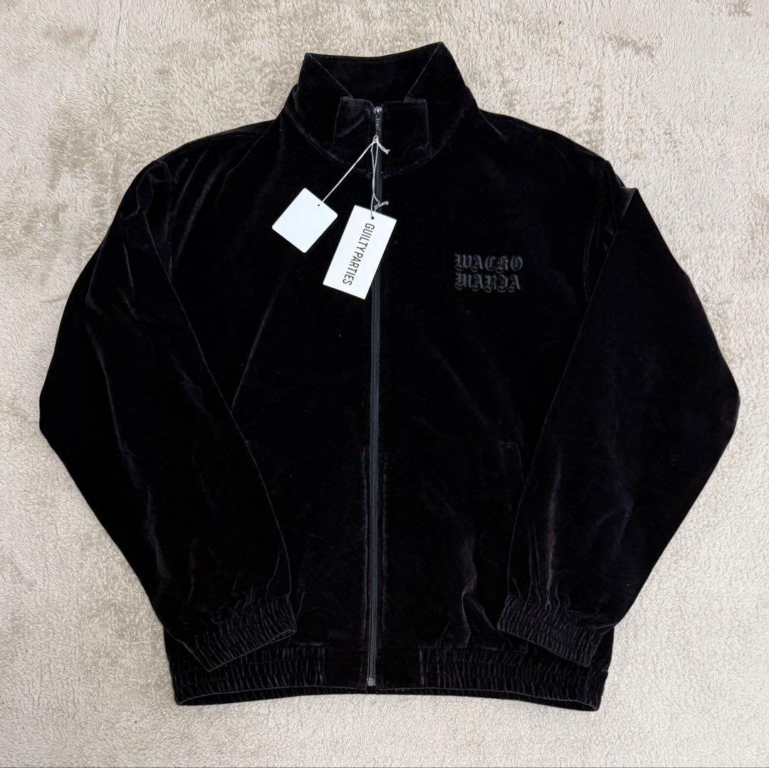 新品未使用！21FW ワコマリア ベロア セットアップ 黒 S ギルティパーティ