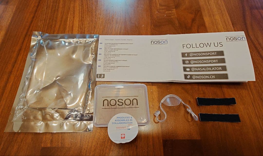 noson Premium 鼻孔拡張機能　鼻呼吸　呼吸改善