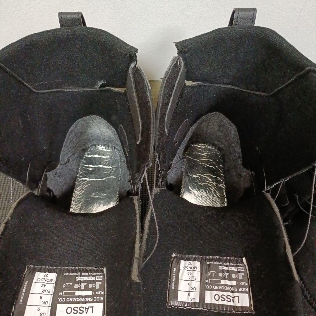 中古　23-24年 RIDE LASSO スノーボードブーツ 27cm グラトリ