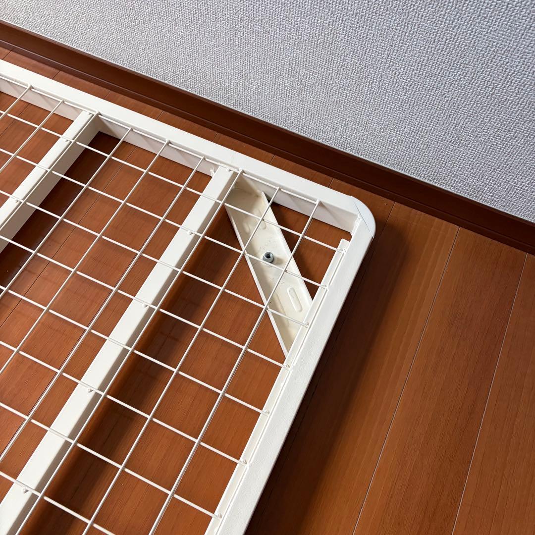 無印良品スチールベッドフレーム　セミダブル