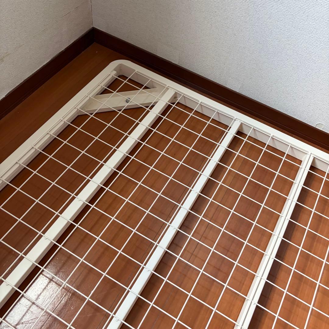 無印良品スチールベッドフレーム　セミダブル