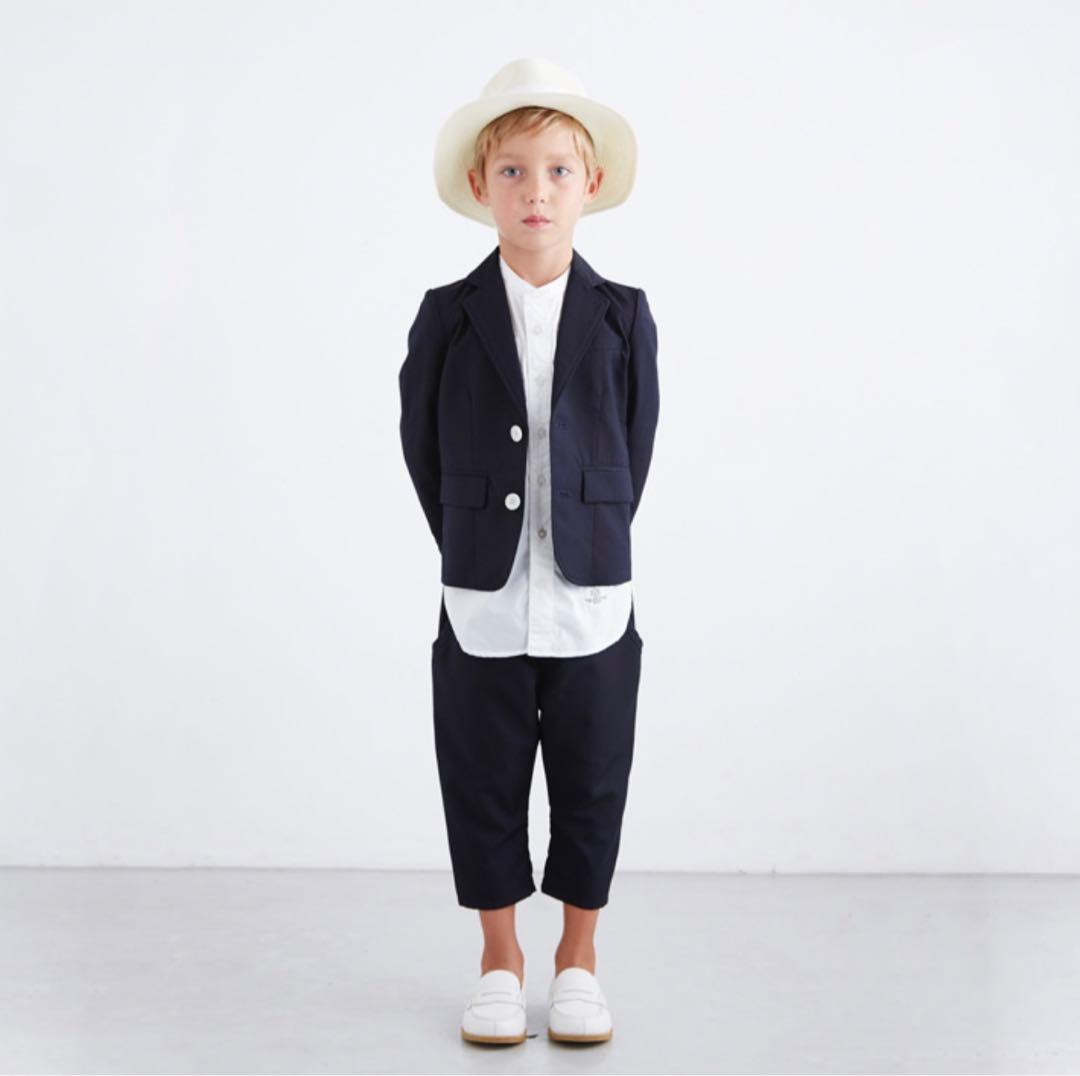 SMOOTHY セットアップスーツ スムージー　120 クリップタイ　シャツ