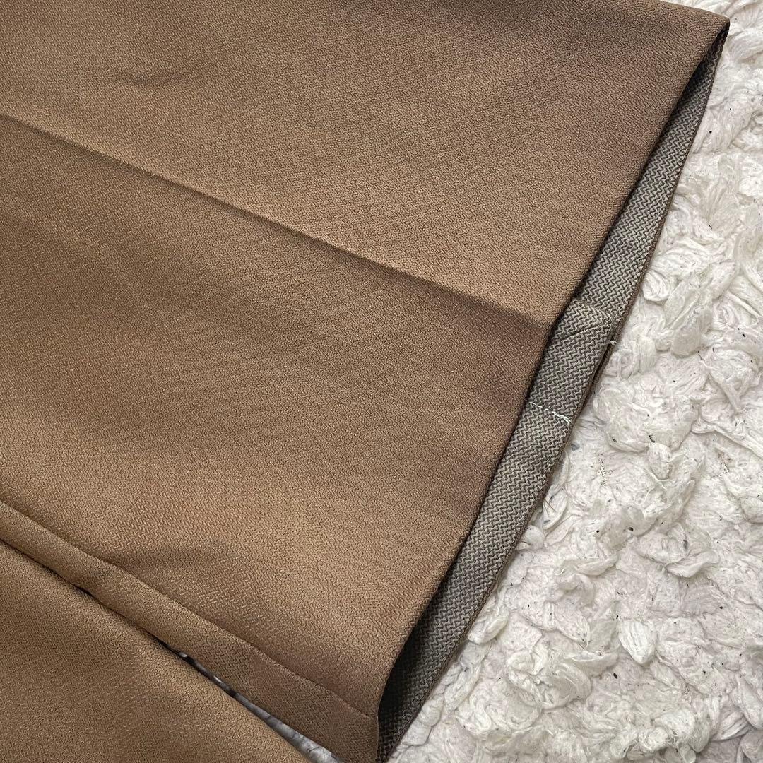 マメクロゴウチ ハイウエストバックフリンジフレアパンツ