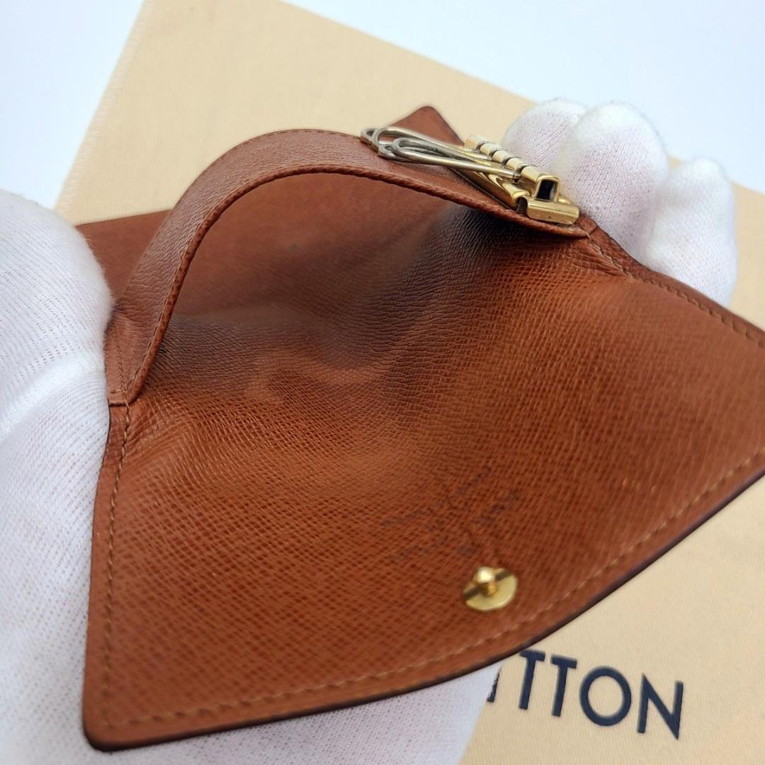 美品 ルイヴィトン モノグラム ミュルティクレ4 キーケース M69517 鍵