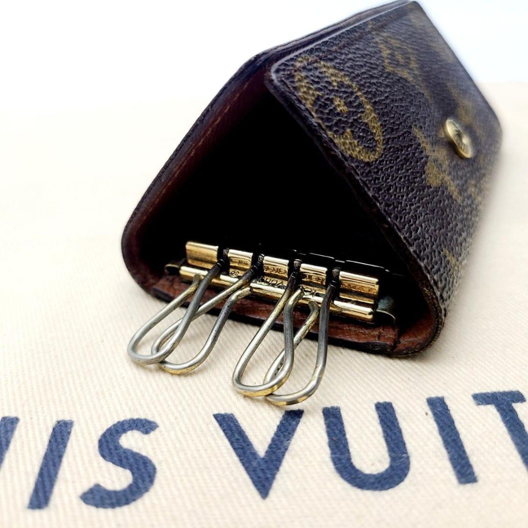 美品 ルイヴィトン モノグラム ミュルティクレ4 キーケース M69517 鍵