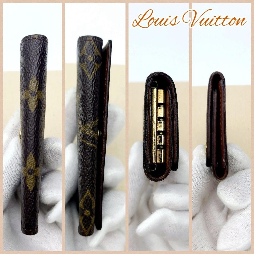 美品 ルイヴィトン モノグラム ミュルティクレ4 キーケース M69517 鍵