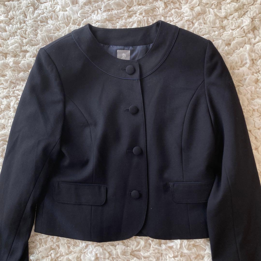 未使用級　ポンポネットジュニア　160 ワンピース　ジャケット　卒服　襟　受験