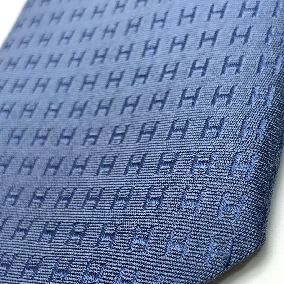 【☆☆☆☆様】未使用級✨エルメス ファソネ H織りタイ 8CM BLEU JEA