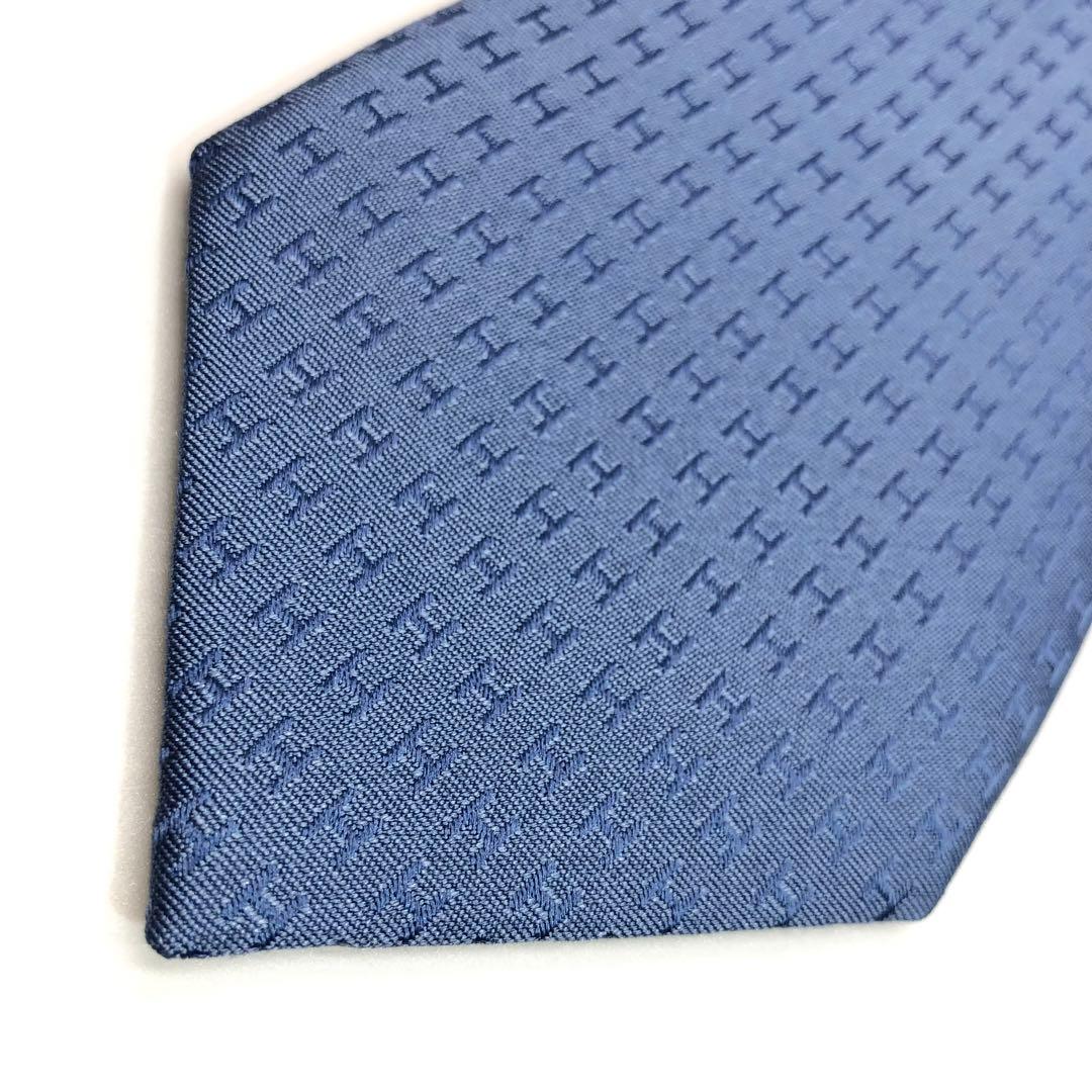 【☆☆☆☆様】未使用級✨エルメス ファソネ H織りタイ 8CM BLEU JEA
