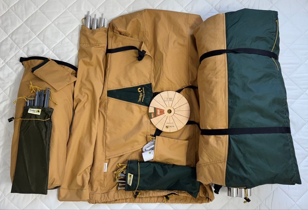 テンティピ　ジルコン 9cpとキャノピー7/9cpのセット（ポールプレート付き）