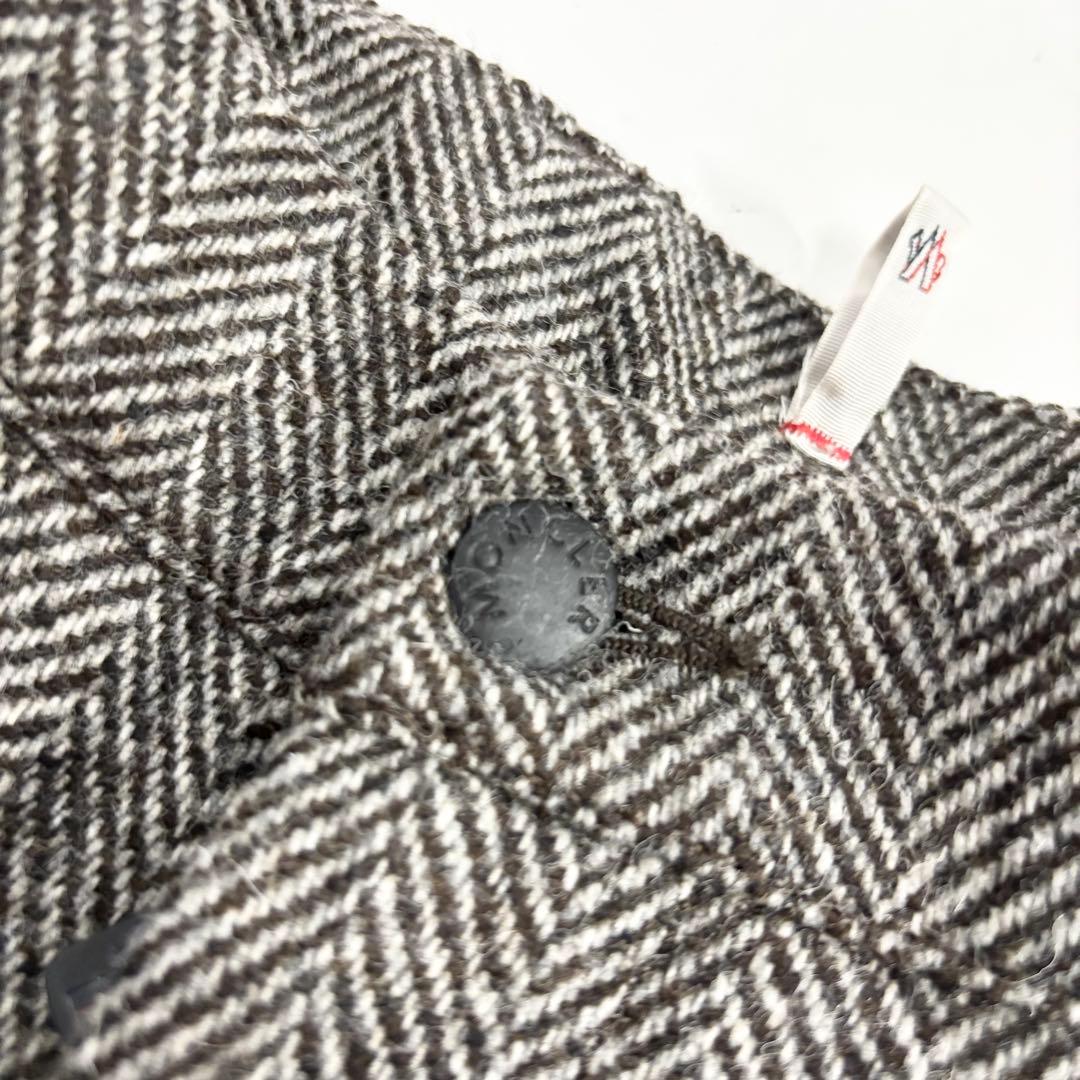 00年代 モンクレール ウールカーゴ パンツ 千鳥格子