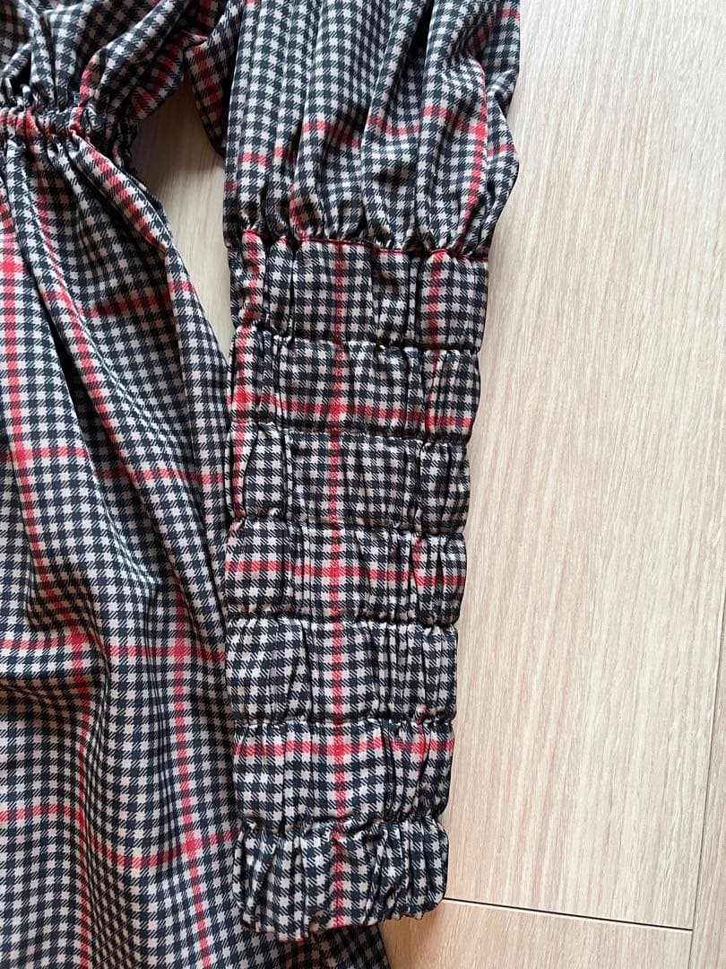 値下げ不可　 美品　HYKE チェック柄 ロングワンピース