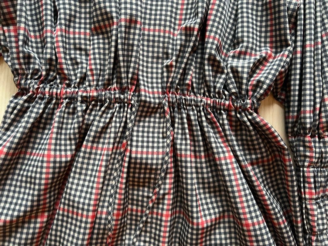 値下げ不可　 美品　HYKE チェック柄 ロングワンピース