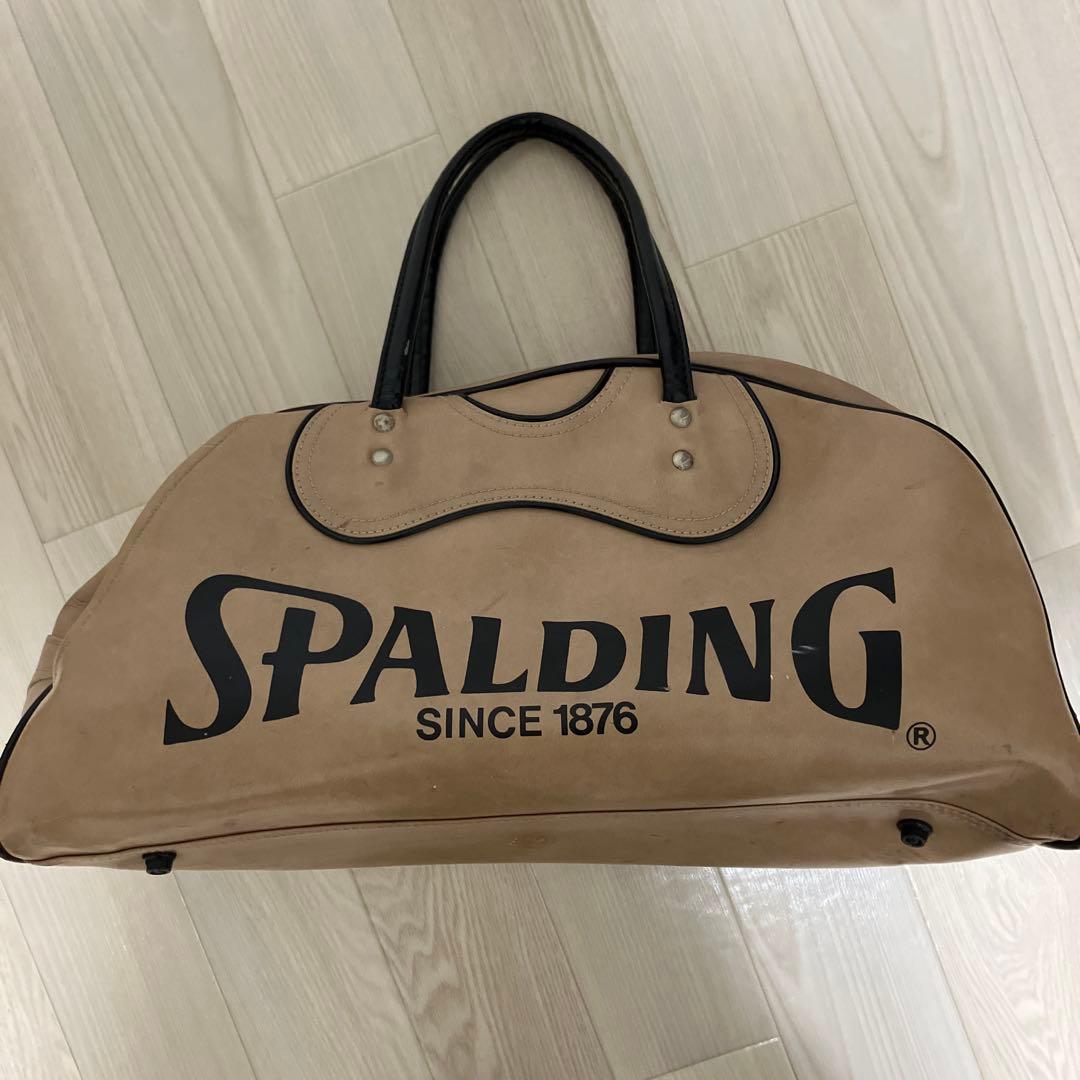 70s SPALDING スポルティング レザー ボストンバッグ
