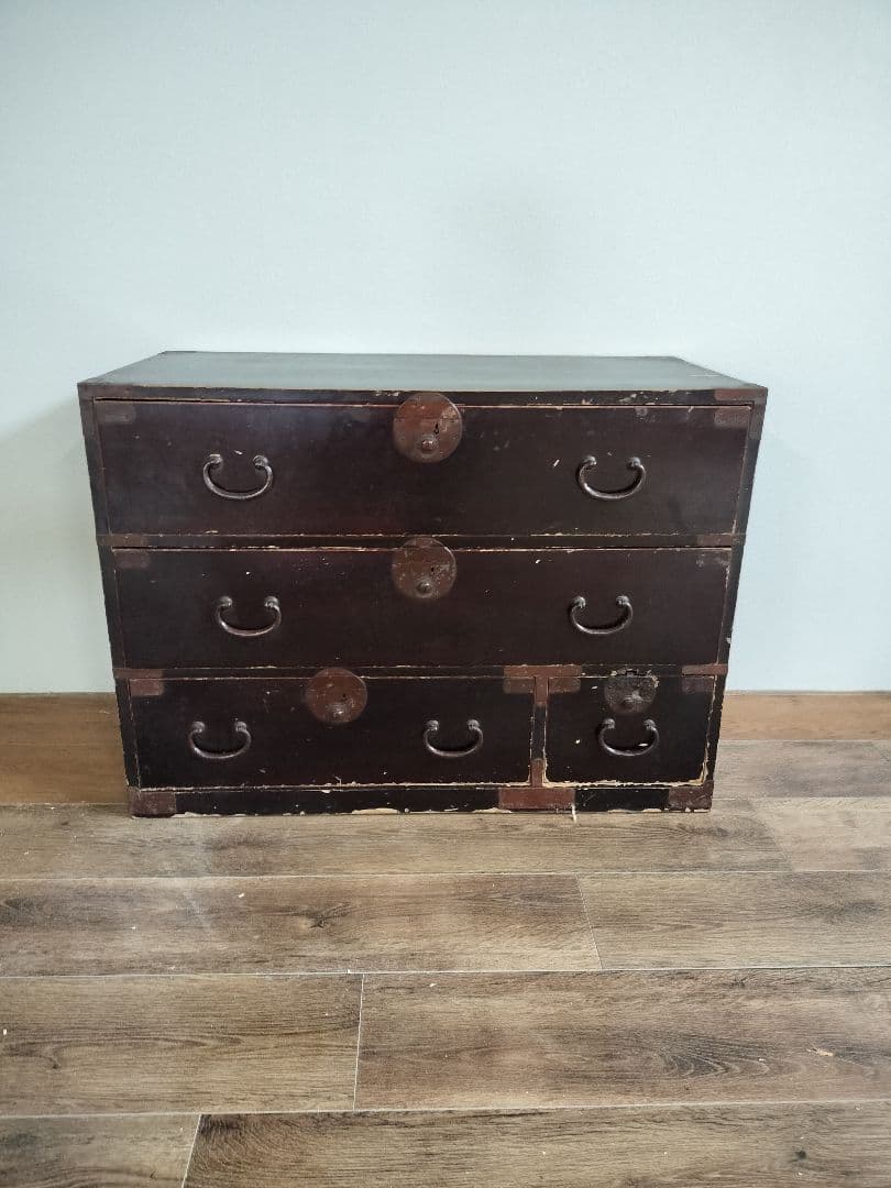 昭和レトロ　箪笥　タンス　3段