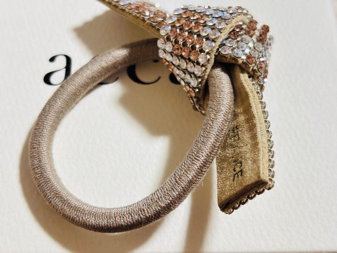 【美品/2個組/ ゴム 交換】アッカacca ブリジット　バレッタ　ドレスポニー