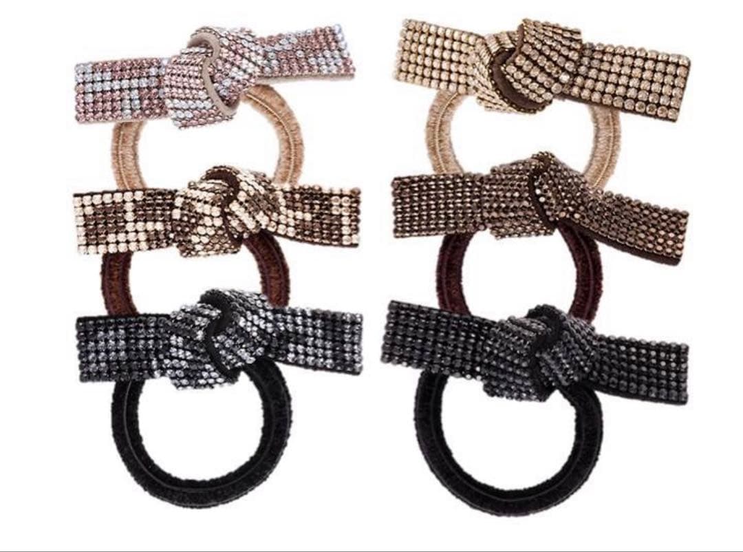 【美品/2個組/ ゴム 交換】アッカacca ブリジット　バレッタ　ドレスポニー