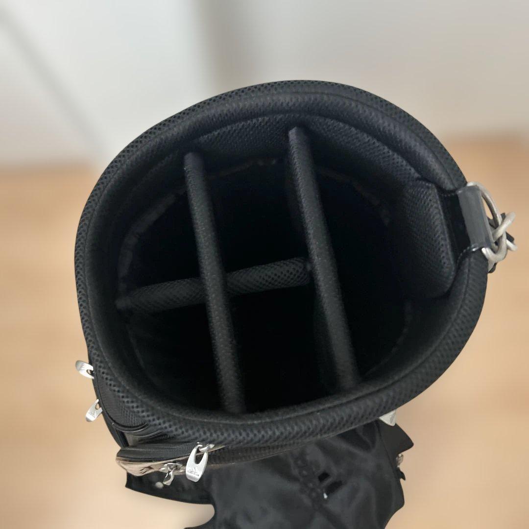 adidas ブラック キャディバッグ9.5型