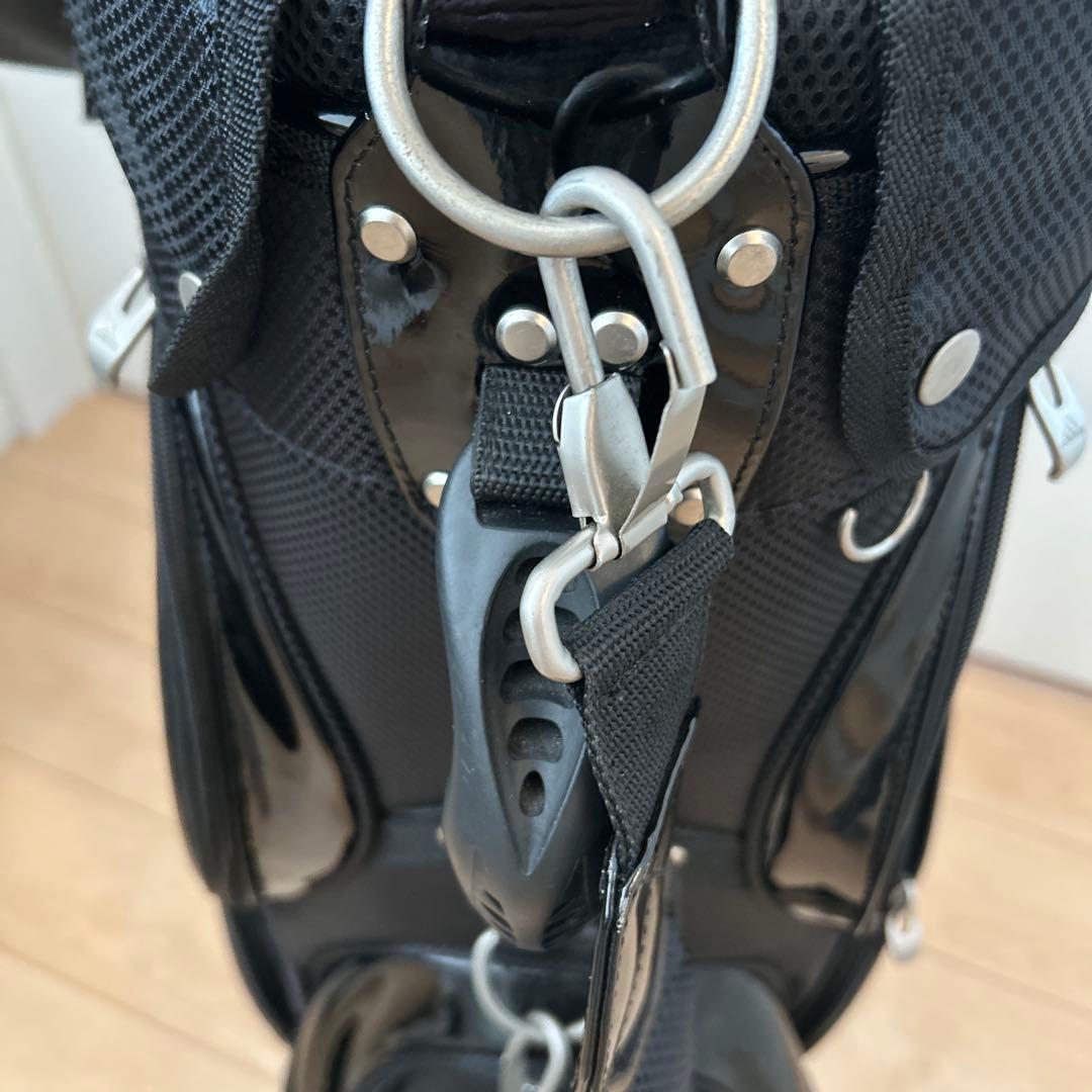 adidas ブラック キャディバッグ9.5型