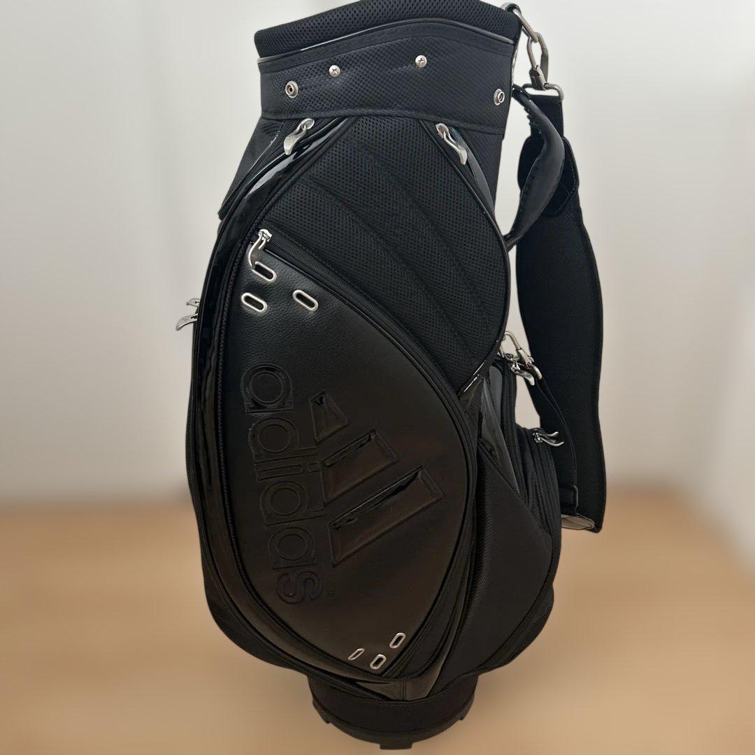 adidas ブラック キャディバッグ9.5型