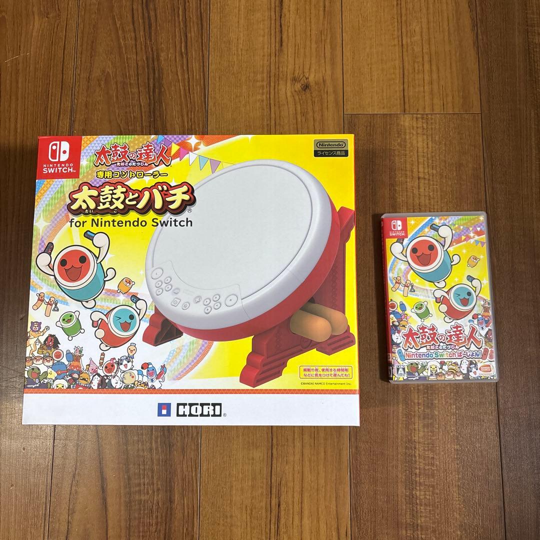 太鼓の達人 for Nintendo Switch ソフト＆太鼓とバチセット