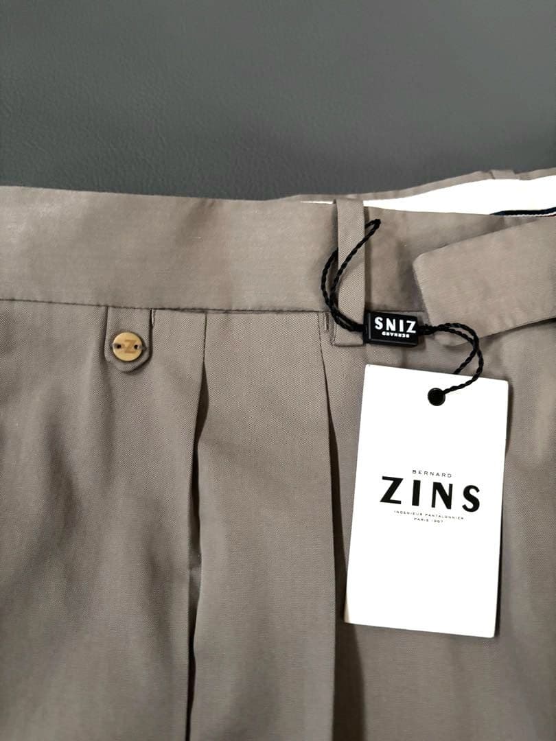 【超美品】ベルナールザンス　パンツ　BZV3 2PF　裾未調整　ベージュ　メンズ
