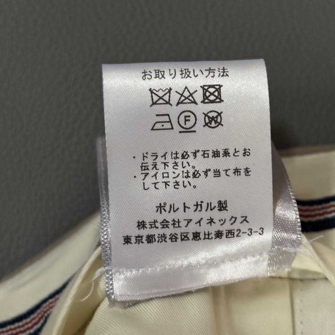 【超美品】ベルナールザンス　パンツ　BZV3 2PF　裾未調整　ベージュ　メンズ