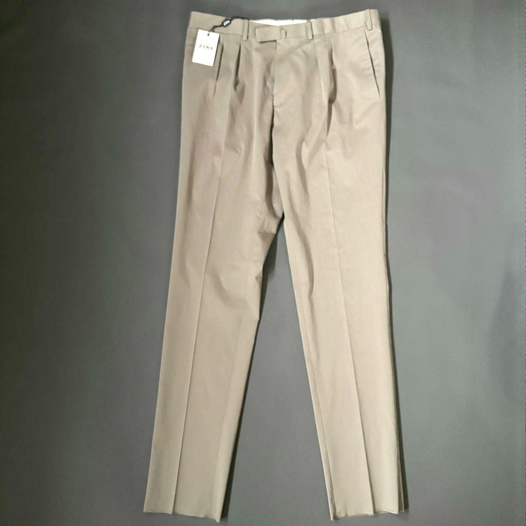 【超美品】ベルナールザンス　パンツ　BZV3 2PF　裾未調整　ベージュ　メンズ