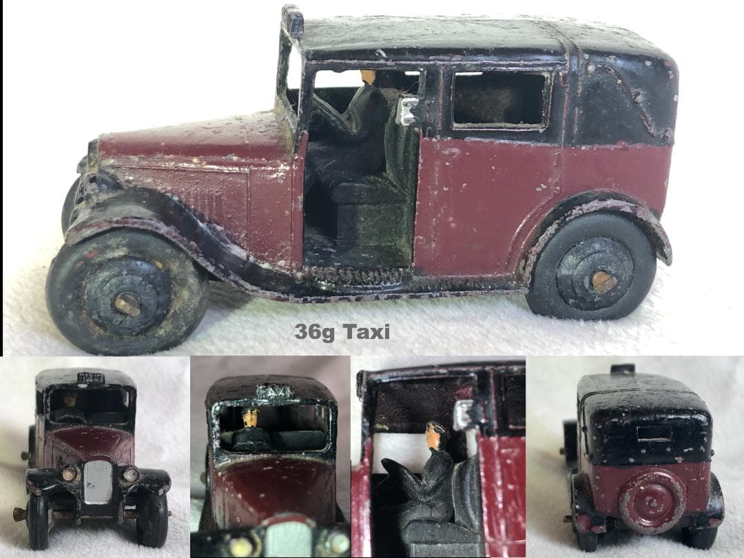 【当時物】英国製 DINKY サービス車両＆バス 7台セット 消防車ハシゴ付