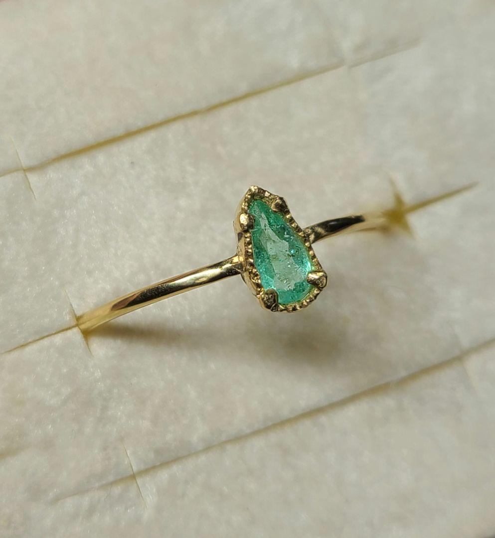 ringo★ブラジル産バターリャパライバトルマリン★リングオーダー