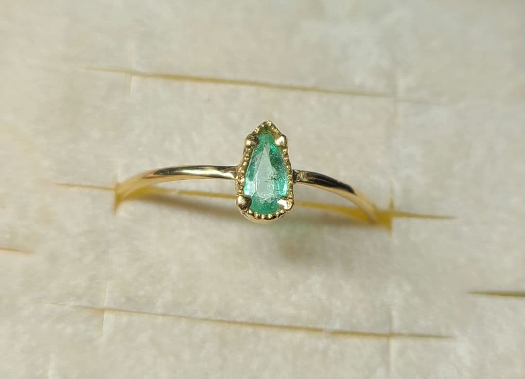 ringo★ブラジル産バターリャパライバトルマリン★リングオーダー