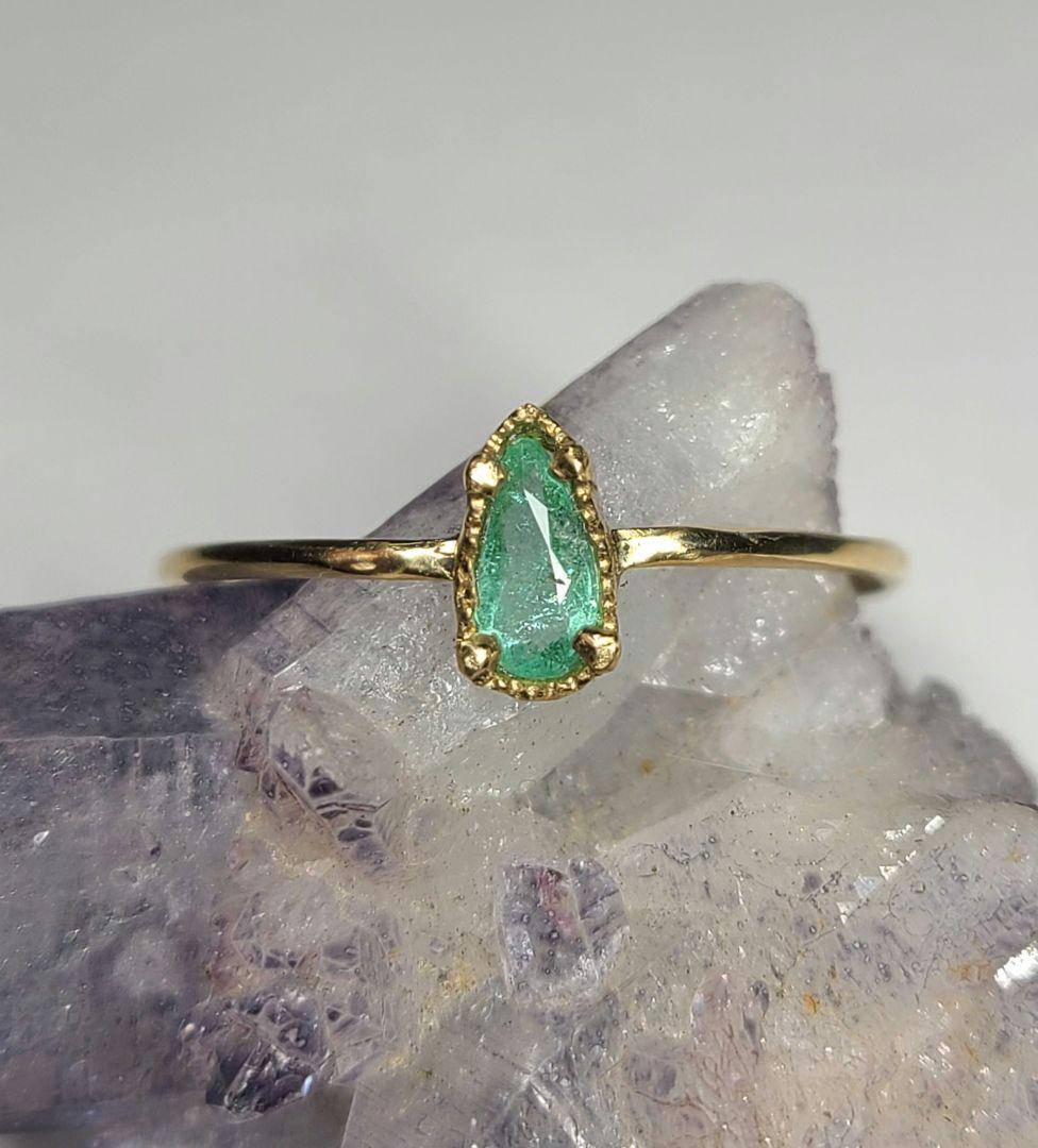 ringo★ブラジル産バターリャパライバトルマリン★リングオーダー