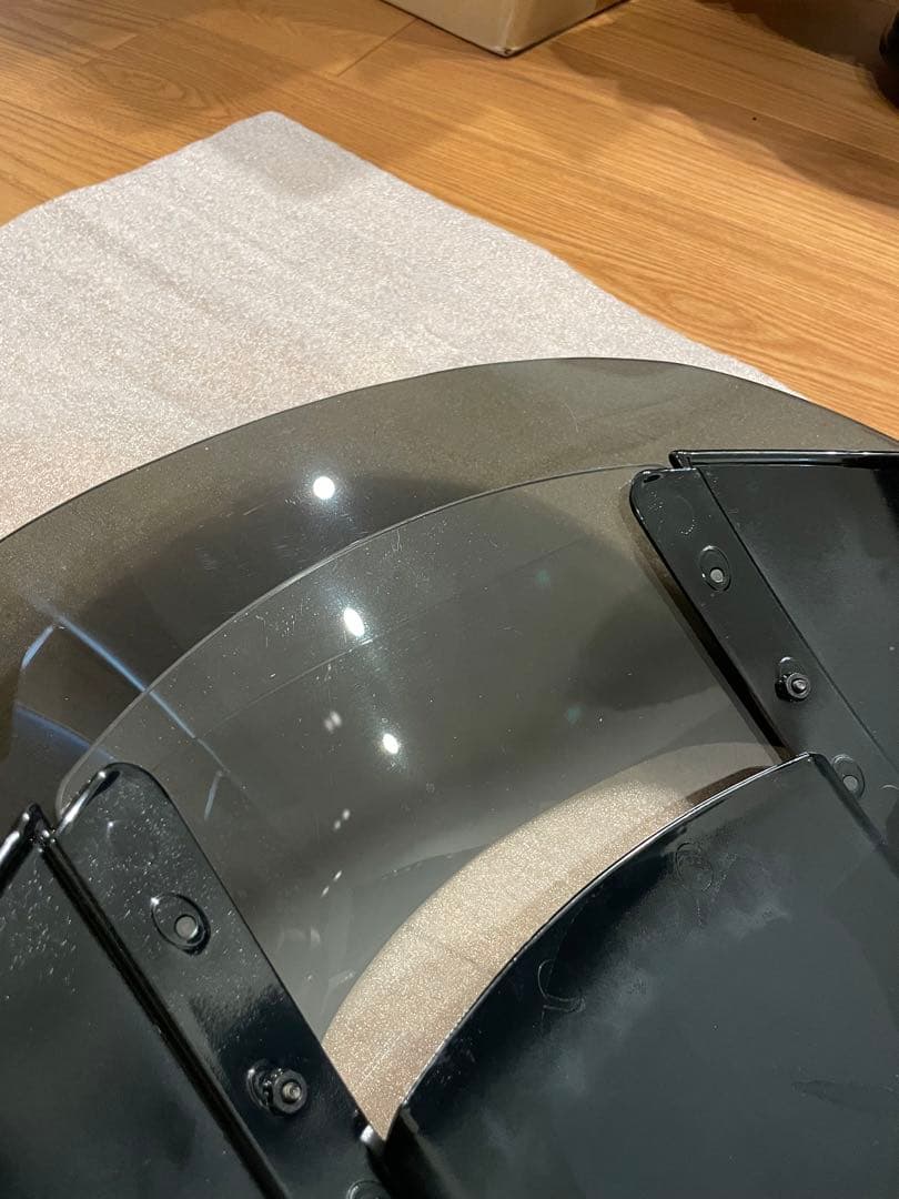 ハーレー純正 クォーターフェアリング ビビットブラック laminarリップ付き