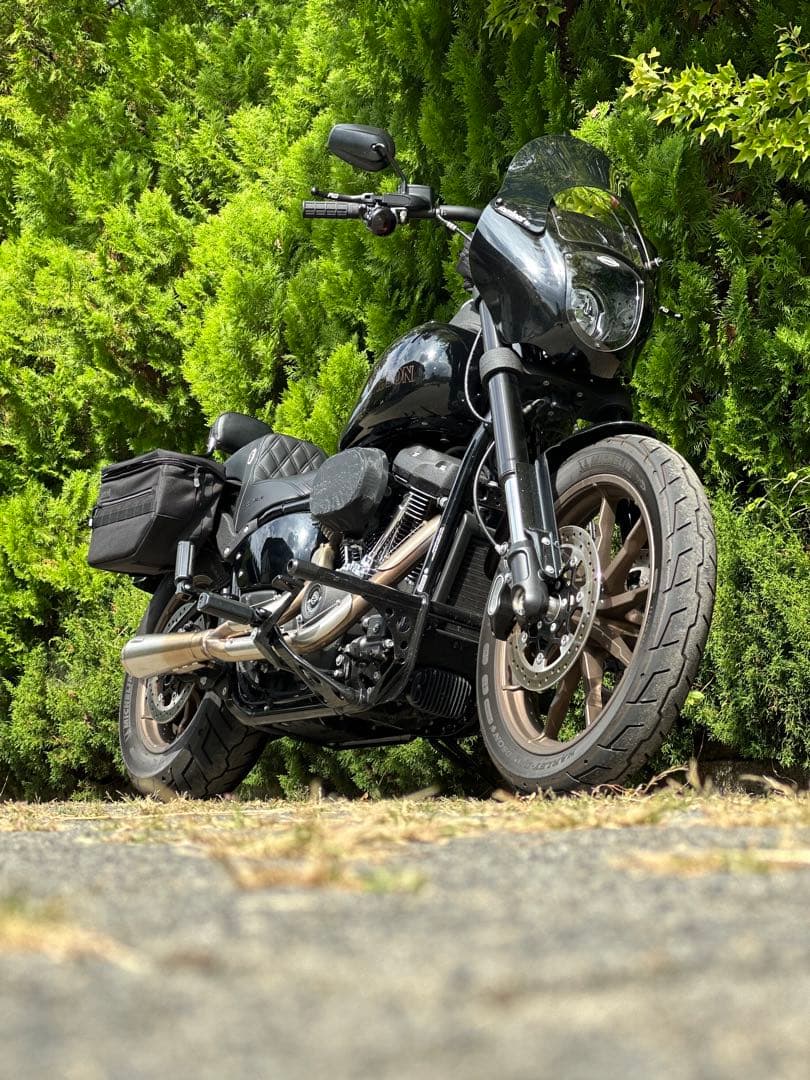 ハーレー純正 クォーターフェアリング ビビットブラック laminarリップ付き