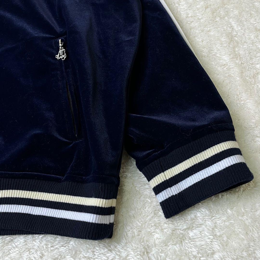 GALFYガルフィー大型犬ベロアセットアップ光沢ネイビーXL