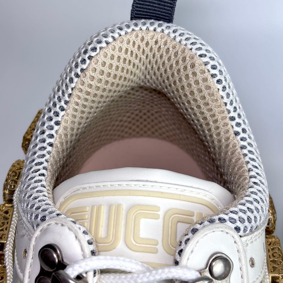 【極美品】 GUCCIグッチ フラッシュトレック スニーカー ビジュー装飾 23