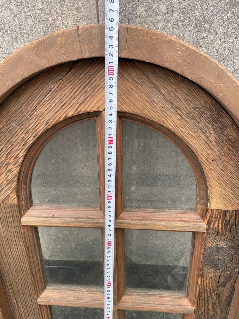 アンティーク/フランス/古材/窓枠/窓/アーチ窓/店舗什器/①