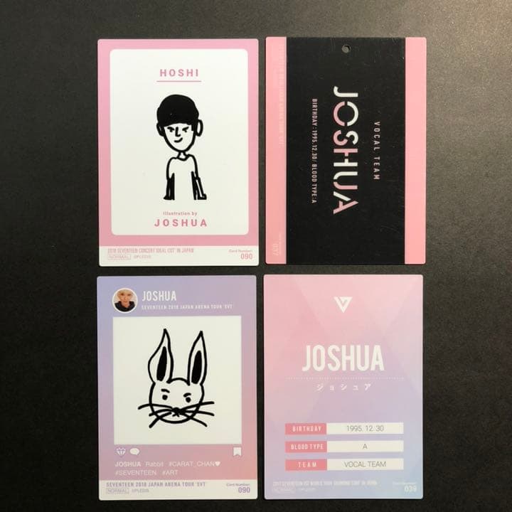 SEVENTEEN セブチ　ジョシュア　ジス　トレカ　セット