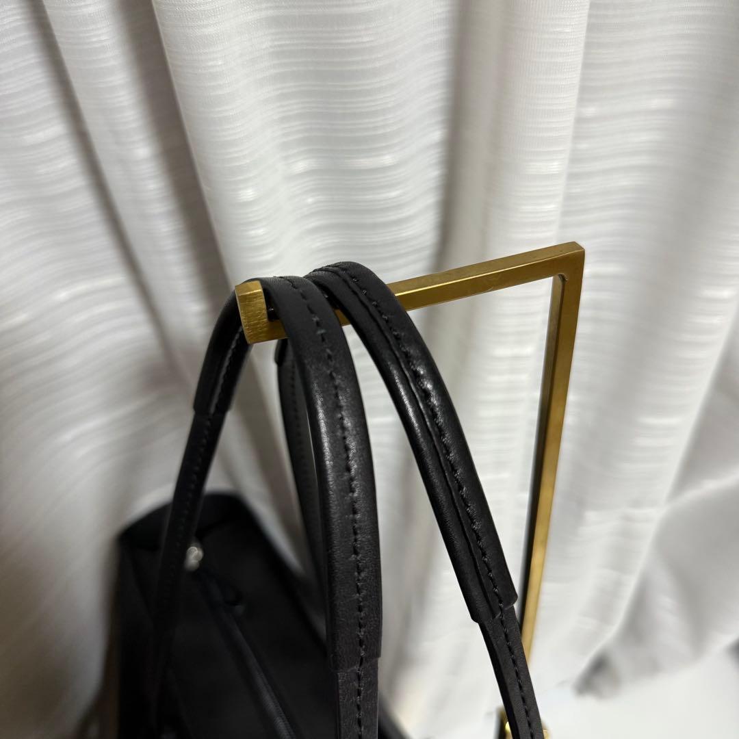 ⭐️未使用級⭐️TUMI エブリデイトートバッグ　レザー　ブラック　A収納可能