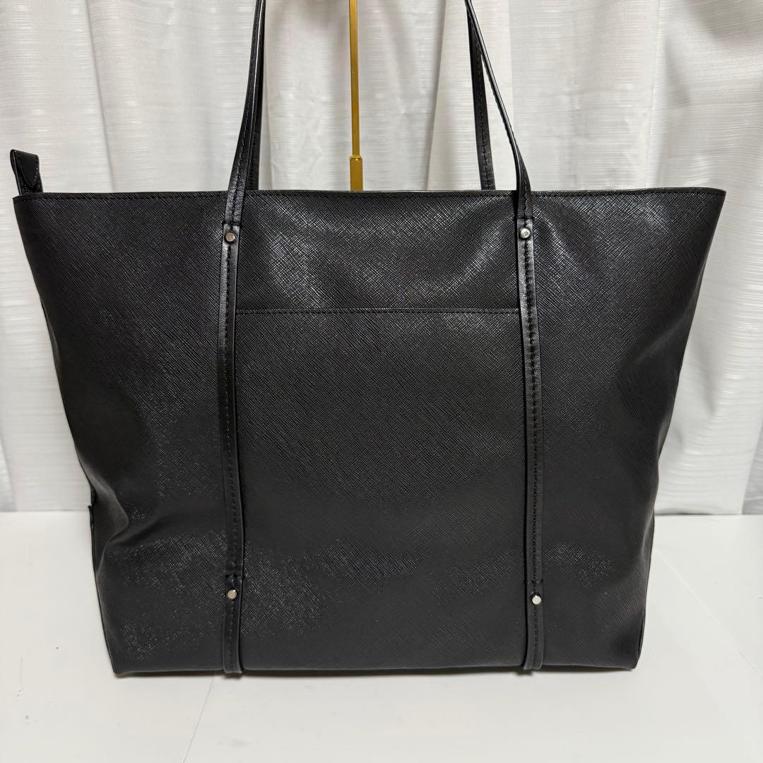 ⭐️未使用級⭐️TUMI エブリデイトートバッグ　レザー　ブラック　A収納可能