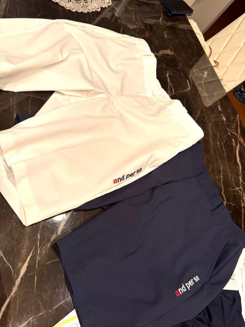 and per se(アンパスィ)ゴルフウェアmen'sセットアップ　2セット