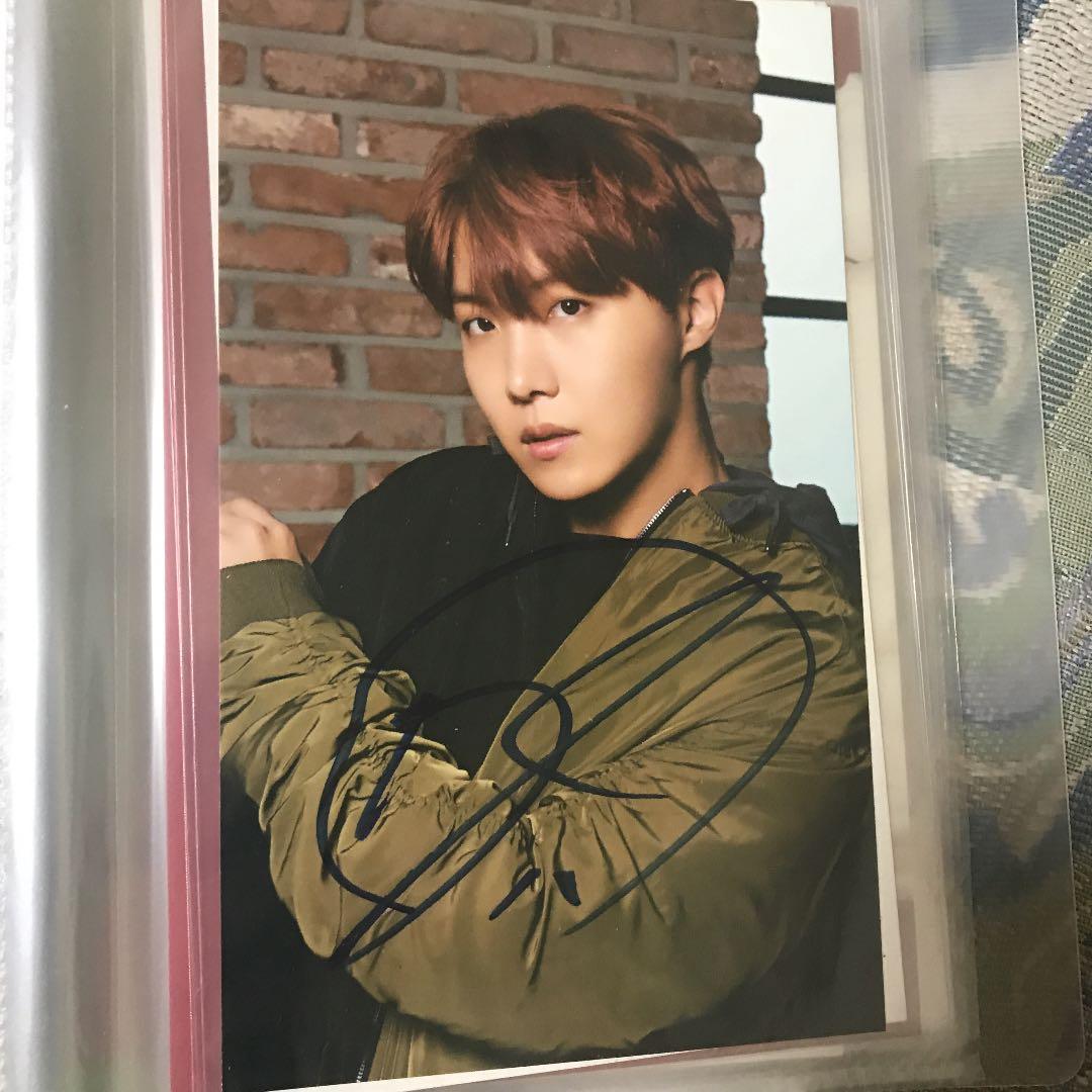 防弾少年団　ホソク　JHOPE サイン　直筆