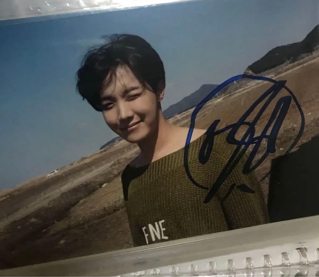 防弾少年団　ホソク　JHOPE サイン　直筆