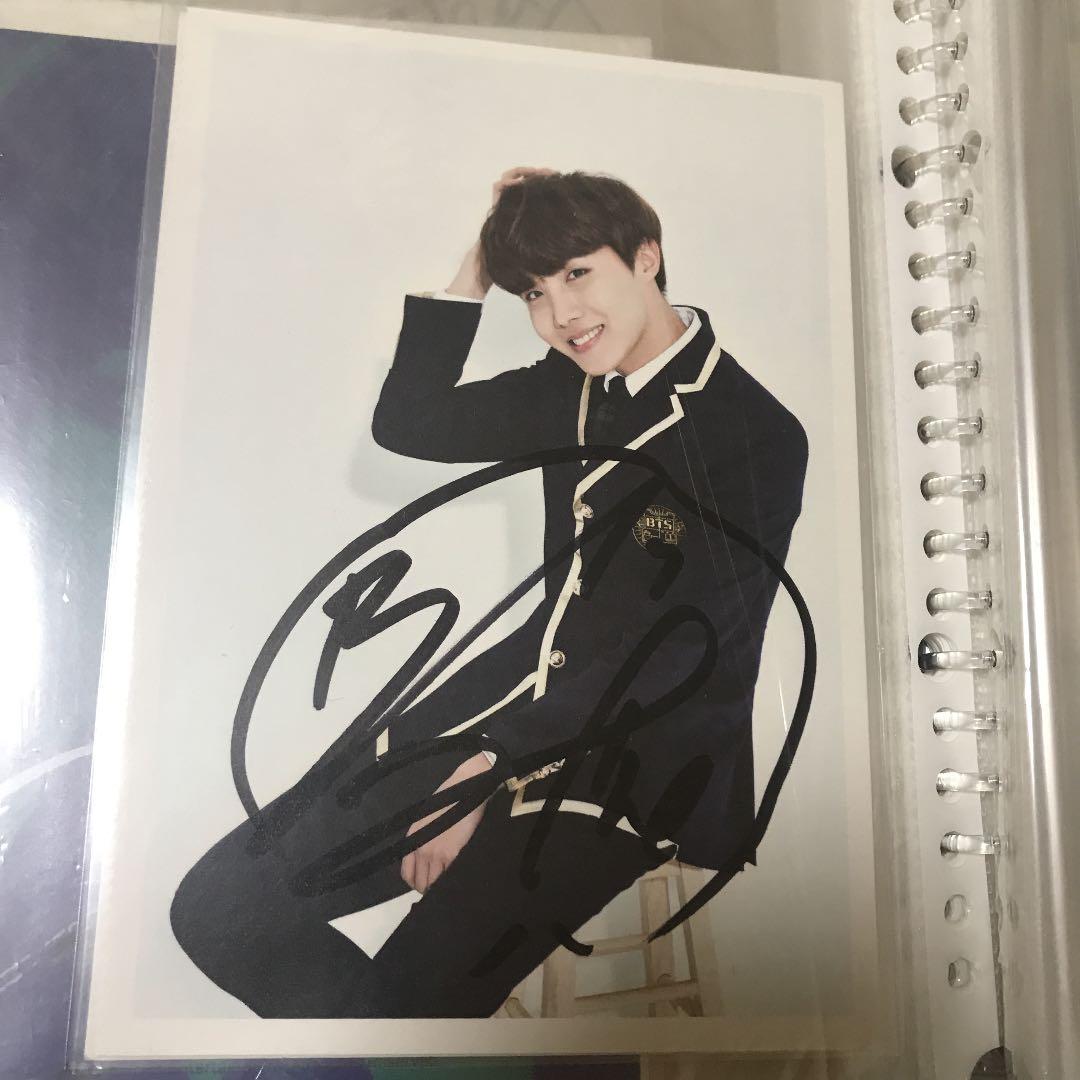 防弾少年団　ホソク　JHOPE サイン　直筆