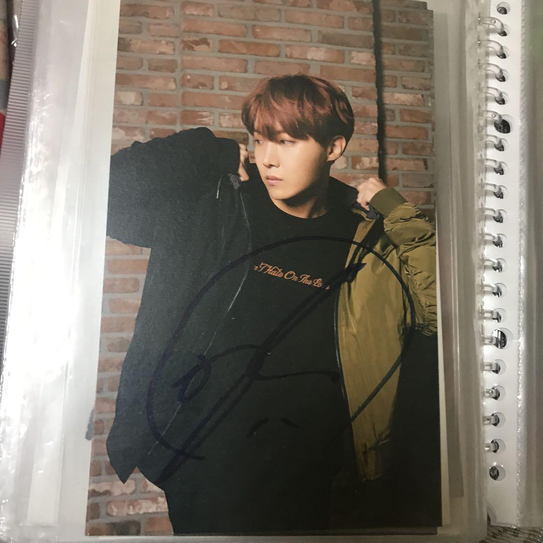 防弾少年団　ホソク　JHOPE サイン　直筆